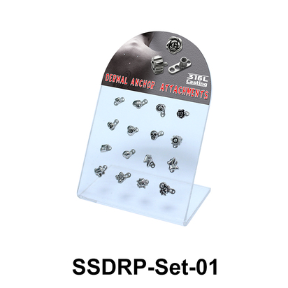 16 Dermal Anchors Set SSDRP-Set-01