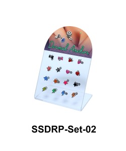 16 Enamel Dermal Anchors Set SSDRP-Set-02