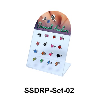 16 Enamel Dermal Anchors Set SSDRP-Set-02