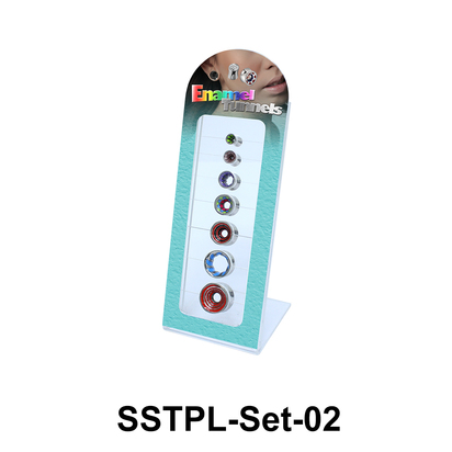 7 Enamel Tunnels Set SSTPL-Set-02