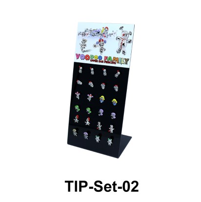 24 Voodoo Helix Ear Piercing Set TIP-Set-02