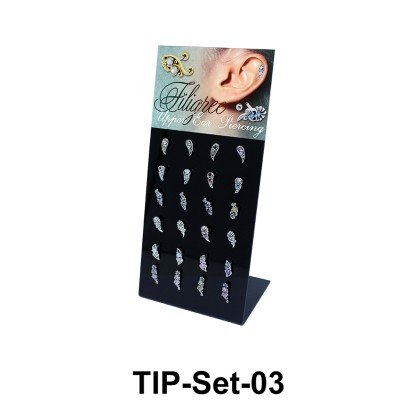 24 Filigree Helix Ear Piercing Set TIP-Set-03