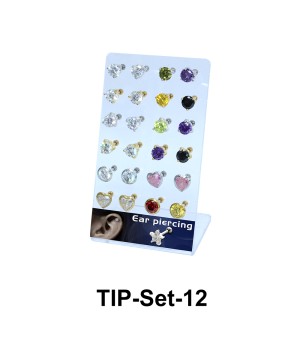 24 Helix Ear Piercing Set TIP-Set-12