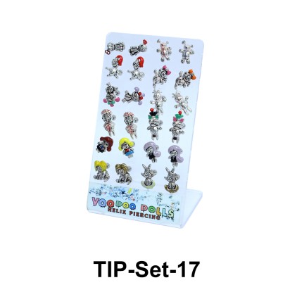 24 Voodoo Helix Ear Piercing Set TIP-Set-17