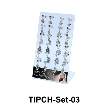 24 Helix Ear Piercing Sets TIPCH-SET-03