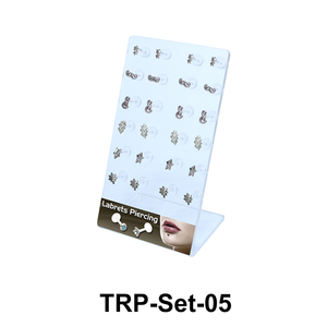 24 Silver Tragus Piercing Set TRP-Set-05