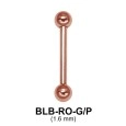 1.6mm Straight Barbells Ball BLB