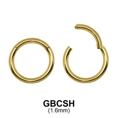 Gold Plated Segment Ring GBCSH 1.6mm