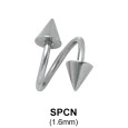 Spiral Cones Basic Face Piercing MSPCN