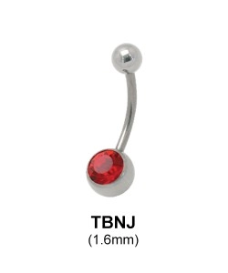 G23 Basic Titanium Belly Piercing TBNJ