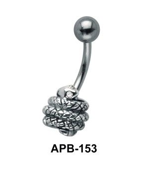 Coiled Snake Belly Piercing APB-153