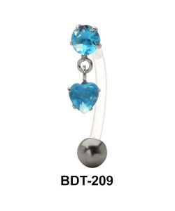 Aqua Stone Belly Piercing BDT-209