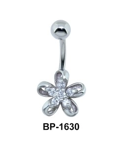 Flower with Stones Belly Piercing BP-1630
