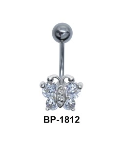 Butterfly CZ Belly Piercing BP-1812
