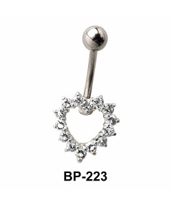 Heart Shaped Belly Piercing BP-223 