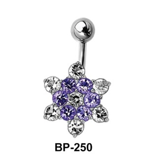 Flower Shaped Belly Piercing BP-250