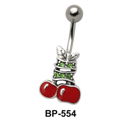 Apple with Leaves Belly Piercing BP-554