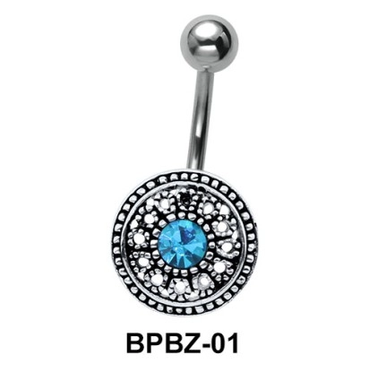 Glamorous Designer Belly Piercing BPBZ-01