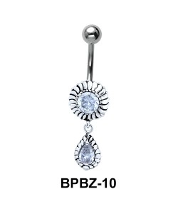 Blazing Stony Sun Belly Piercing BPBZ-10