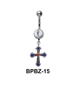 Glamorous Designer Belly Piercing BPBZ-15