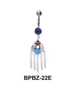 Colorful Dream Catcher Belly Button Ring BPBZ-22E