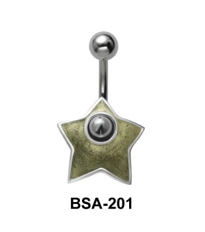 Star Belly Piercing Shields BSA-201