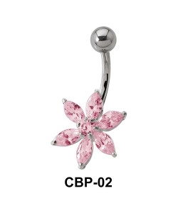 Flower Belly Piercing CBP-02