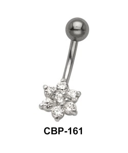 Flower Shaped Belly Piercing CBP-161
