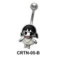 Girl Figure Belly Piercing CRTN-05