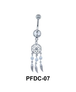 Flower Dreamcatcher Belly Piercing PFDC-07