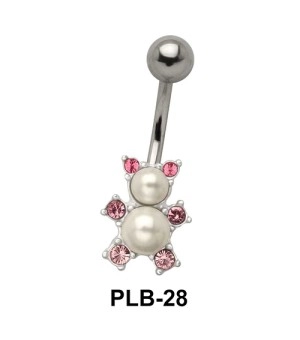 Teddy with Stones Belly Pearls PLB-28
