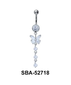 Butterfly Shaped Belly Piercing SBA-52718