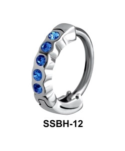 Stone Encrusted Belly Huggie SSBH-12