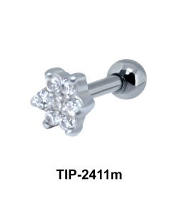 Beautiful Flower Ear Piercing TIP-2411m