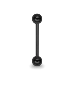 1.0 mm Straight Barbell balls with threading 1.2 mm BKMBLB