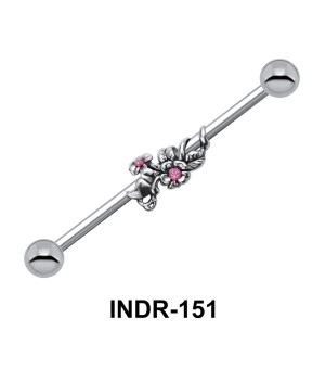 Floral Industrial Piercing INDR-151