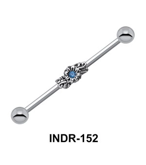 Floral Tribute Industrial Piercing INDR-152