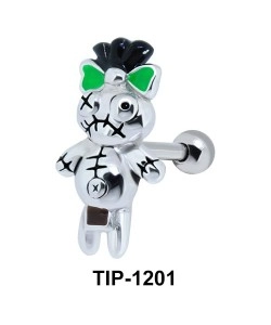 Decorated Doll Shaped Ear Piercing TIP-1201 