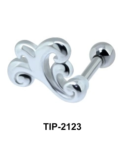 Watery Sign Helix Ear Piercing Leave TIP-2123