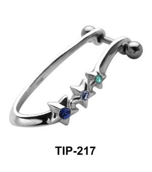 Triple Star Cartilage Shields TIP-217