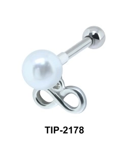 Pearl Infinity Helix Ear Piercing TIP-2178