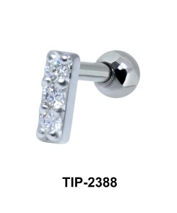 Multiple Stones Helix Ear Piercing TIP-2388