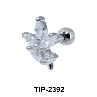Multiple Stones Helix Ear Piercing TIP-2392