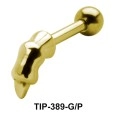 Dropping Fluid Shaped Helix Piercing TIP-389