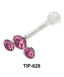 Tri Stone PTFE Internal Barbells TIP-628