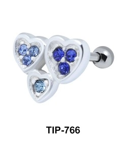 Hearts Helix Ear Piercing TIP-766