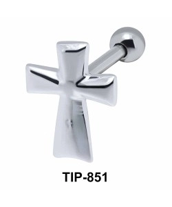 Cross Helix Ear Piercing TIP-851