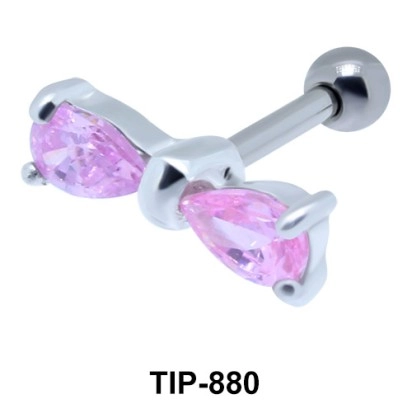 Bow Helix Ear Piercing TIP-880