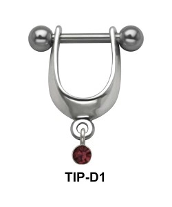 Stone Dangler Upper Ear Cartilage Shields TIP-D1