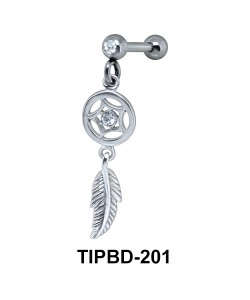 Dream Catcher Shaped Upper Ear Dangling Charms TIPBD-201